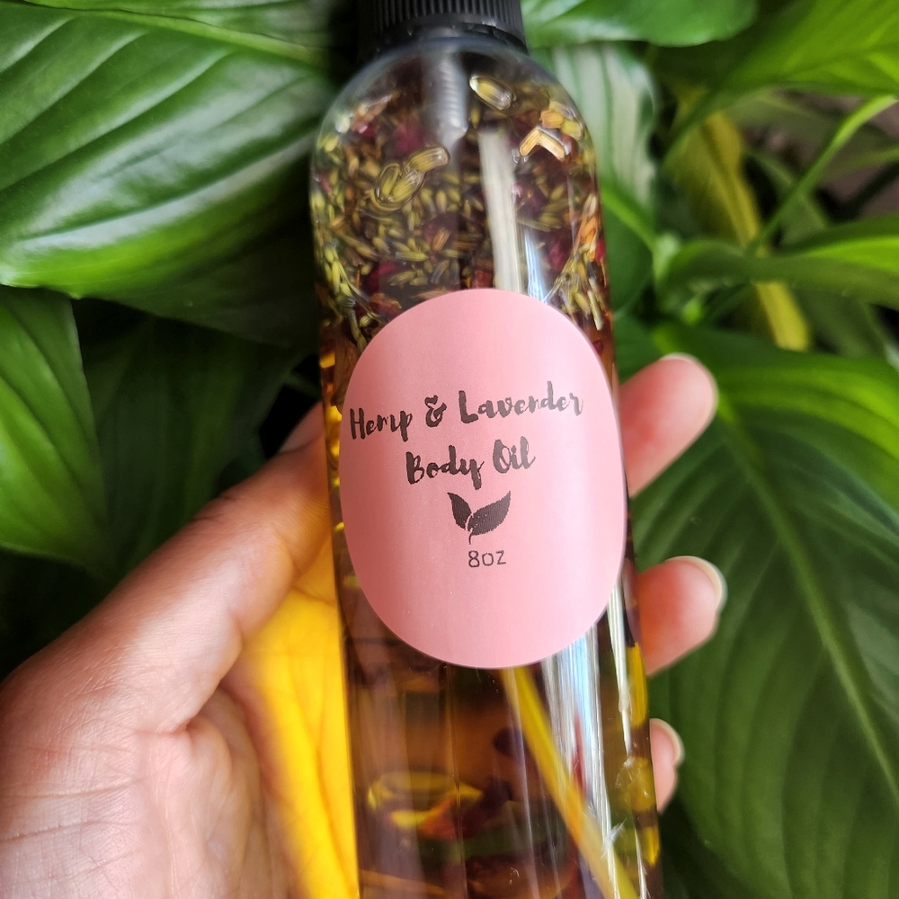 All organic body oil